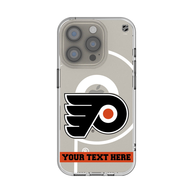 Philadelphia Flyers Personalized Tilt iPhone Clear Phone Case for Apple iPhone