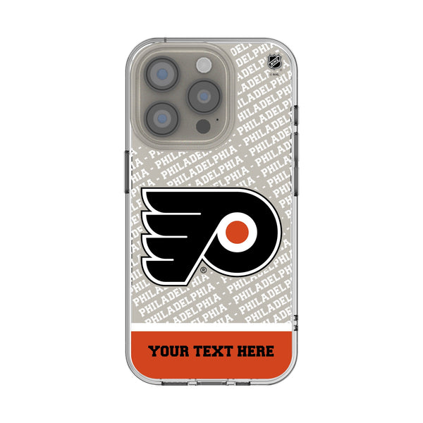 Philadelphia Flyers Personalized EndZone Plus iPhone Clear Phone Case for Apple iPhone