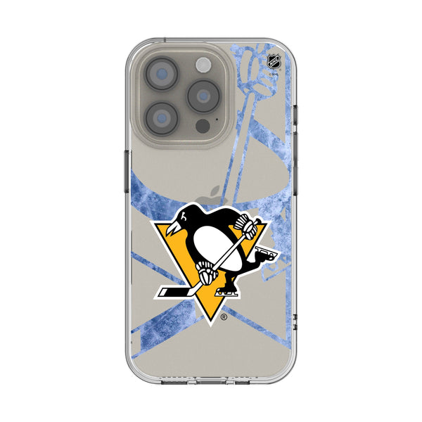Pittsburgh Penguins Ice Tilt iPhone Clear Phone Case for Apple iPhone