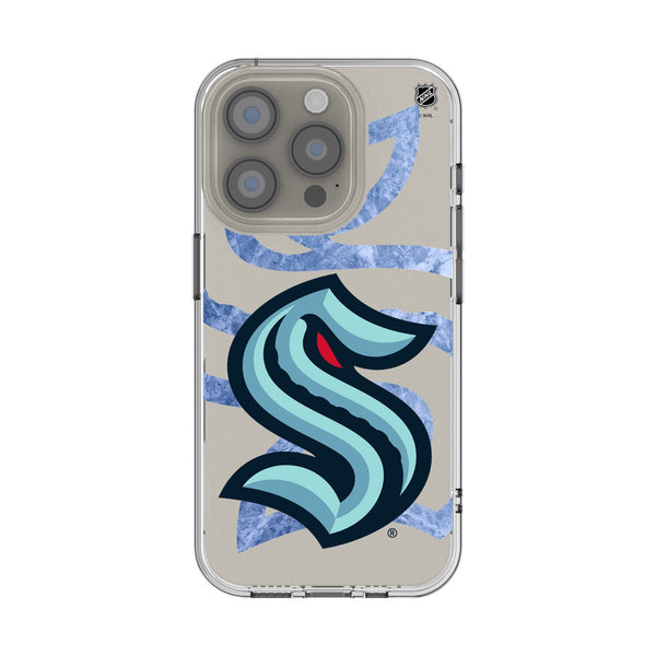 Seattle Kraken Ice Tilt iPhone Clear Phone Case for Apple iPhone