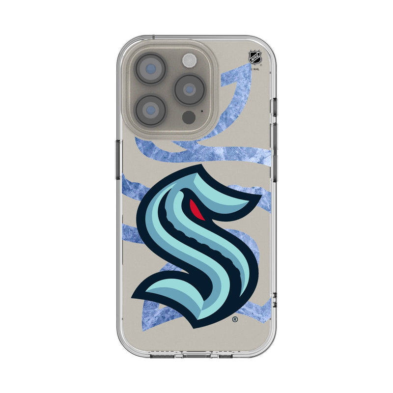 Seattle Kraken Ice Tilt iPhone Clear Phone Case for Apple iPhone