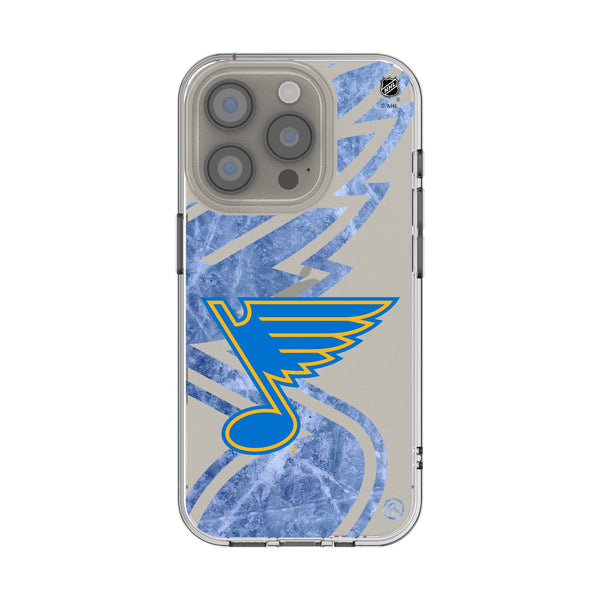 St. Louis Blues Ice Tilt iPhone Clear Phone Case for Apple iPhone
