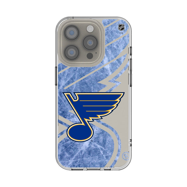 St. Louis Blues Ice Tilt iPhone Clear Phone Case for Apple iPhone