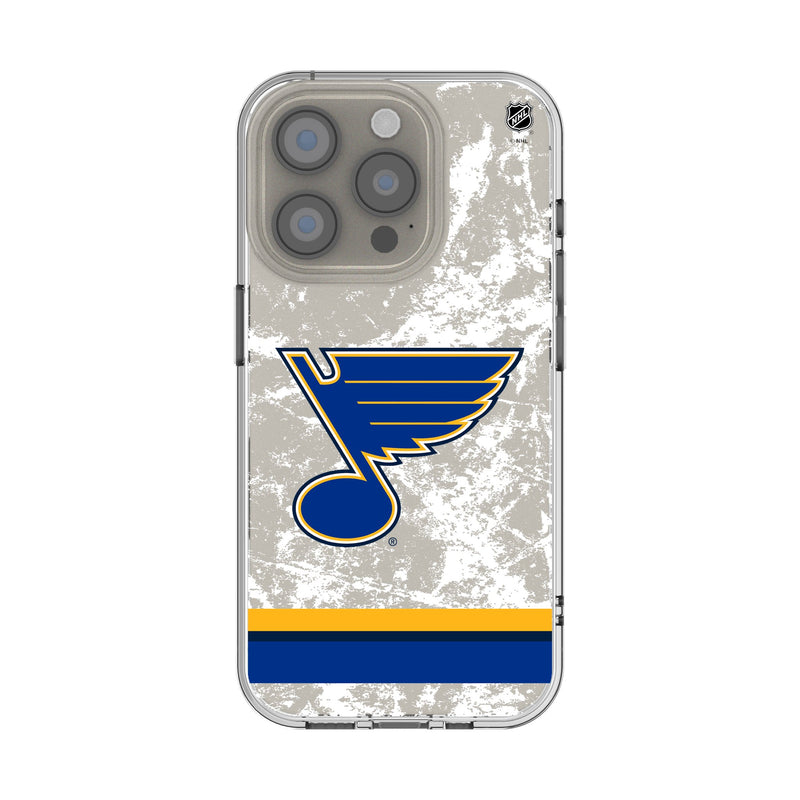 St. Louis Blues Ice Stripe iPhone Clear Phone Case for Apple iPhone