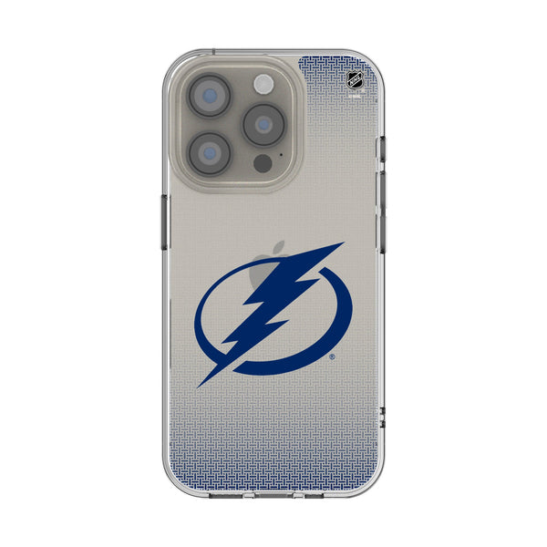 Tampa Bay Lightning Linen iPhone Clear Phone Case for Apple iPhone