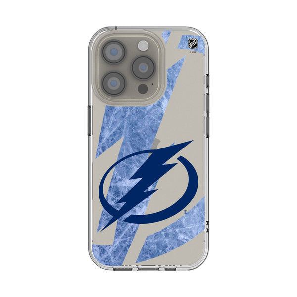 Tampa Bay Lightning Ice Tilt iPhone Clear Phone Case for Apple iPhone