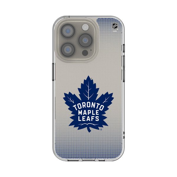 Toronto Maple Leafs Linen iPhone Clear Phone Case for Apple iPhone