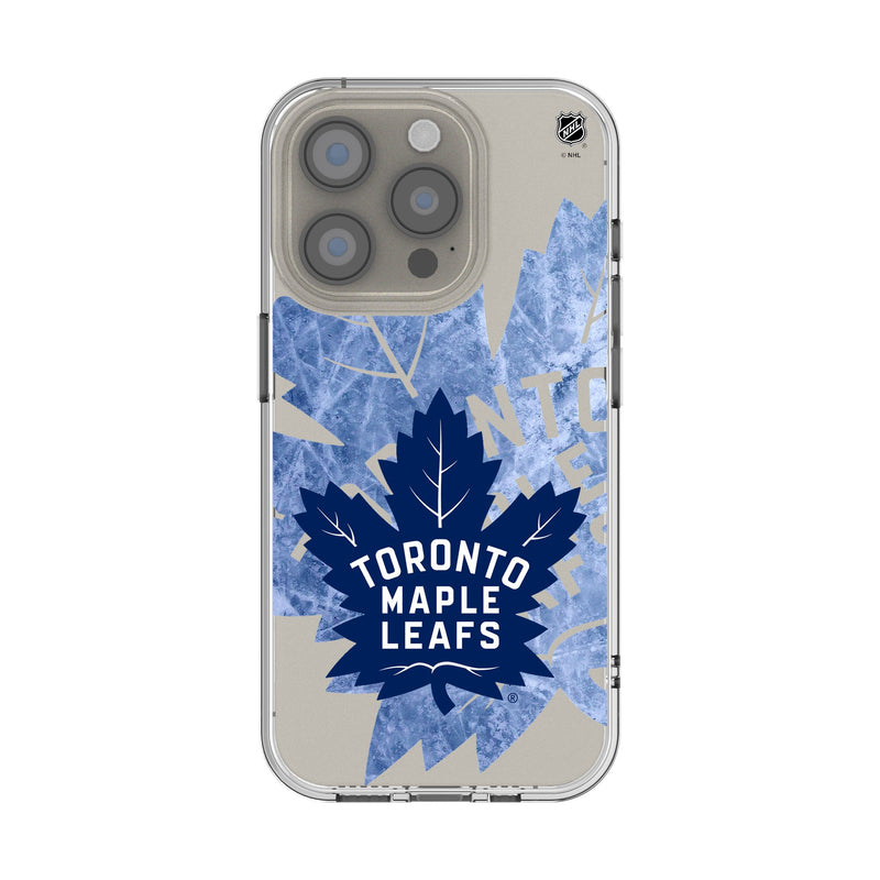 Toronto Maple Leafs Ice Tilt iPhone Clear Phone Case for Apple iPhone