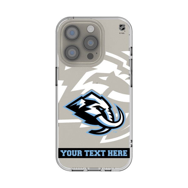 Utah Mammoth Personalized Tilt iPhone Clear Phone Case for Apple iPhone