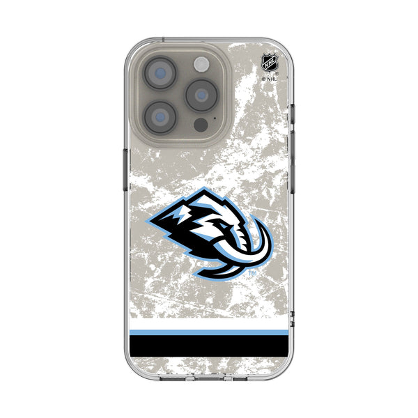 Utah Mammoth Ice Stripe iPhone Clear Phone Case for Apple iPhone