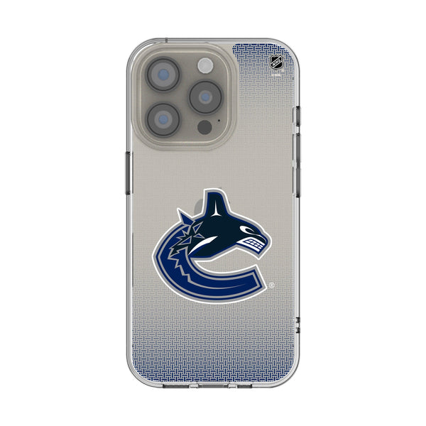 Vancouver Canucks Linen iPhone Clear Phone Case for Apple iPhone
