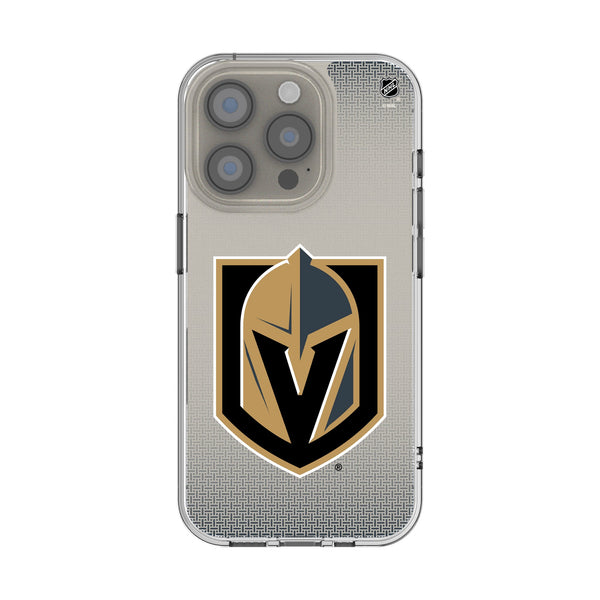 Vegas Golden Knights Linen iPhone Clear Phone Case for Apple iPhone