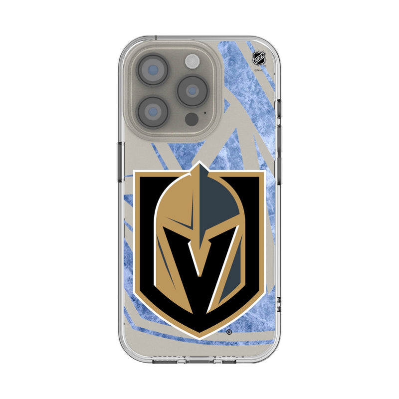 Vegas Golden Knights Ice Tilt iPhone Clear Phone Case for Apple iPhone