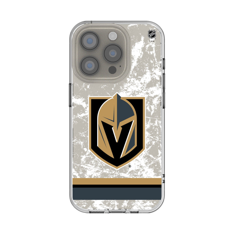 Vegas Golden Knights Ice Stripe iPhone Clear Phone Case for Apple iPhone