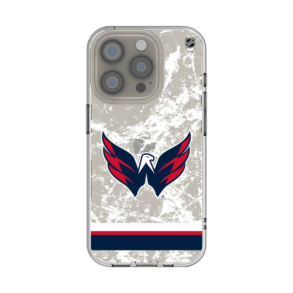 Washington Capitals Ice Stripe iPhone Clear Phone Case for Apple iPhone
