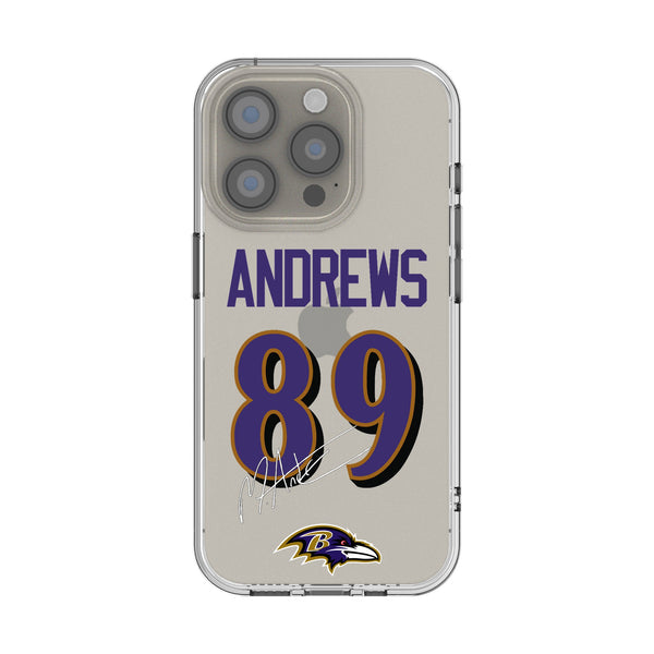 Mark Andrews Baltimore Ravens 89 Game Tactic iPhone Clear Phone Case for Apple iPhone
