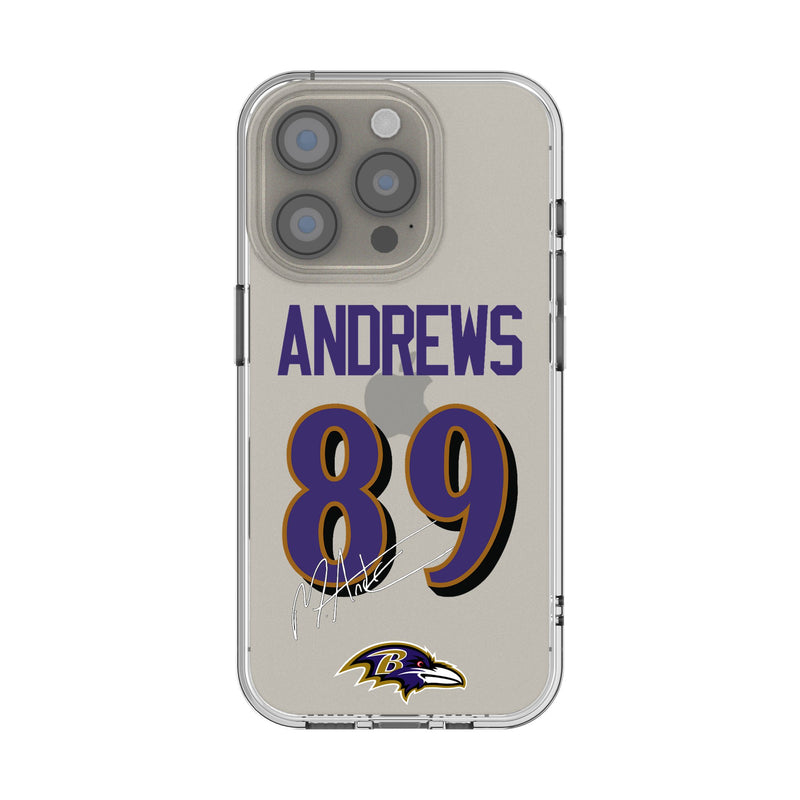 Mark Andrews Baltimore Ravens 89 Game Tactic iPhone Clear Phone Case for Apple iPhone