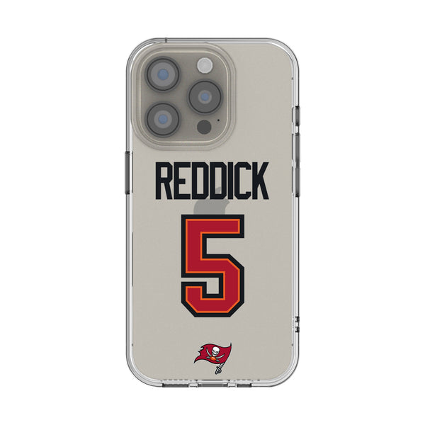 Haason Reddick Tampa Bay Buccaneers 5 Game Tactic iPhone Clear Phone Case for Apple iPhone
