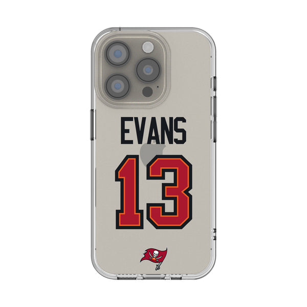 Mike Evans Tampa Bay Buccaneers 13 Game Tactic iPhone Clear Phone Case for Apple iPhone