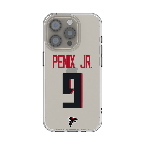 Michael Penix Jr. Atlanta Falcons 9 Game Tactic iPhone Clear Phone Case for Apple iPhone