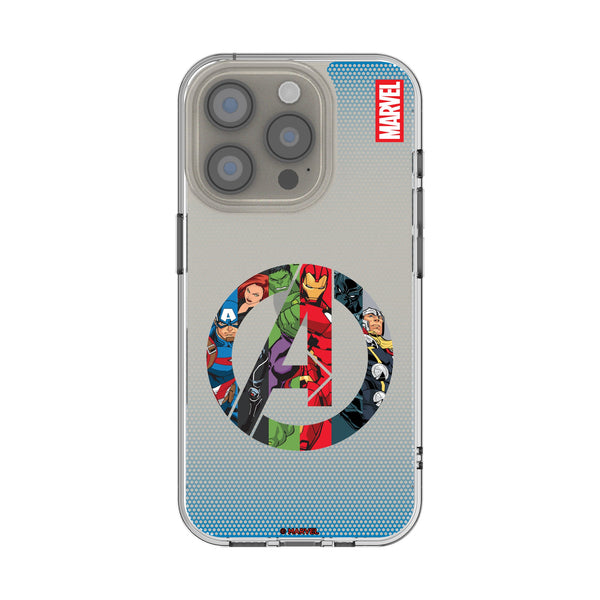 Marvel Avengers Grid iPhone Clear Phone Case for Apple iPhone