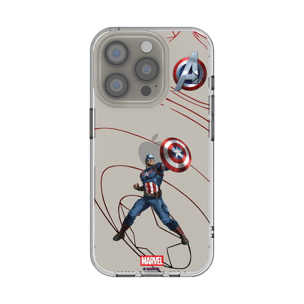 Marvel Avengers Captain America MechLine iPhone Clear Phone Case for Apple iPhone