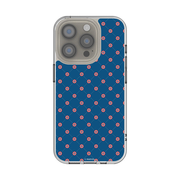 Marvel Avengers Captain America Pattern iPhone Clear Phone Case for Apple iPhone