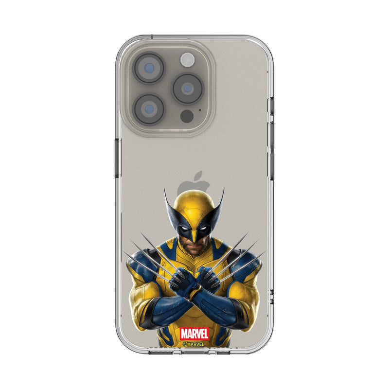 Marvel Deadpool Wolverine Badge iPhone Clear Phone Case for Apple iPhone