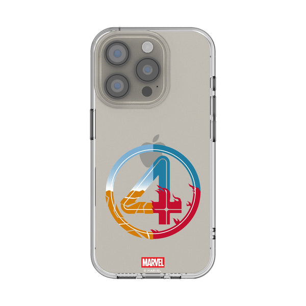 Marvel Fantastic Four Badge iPhone Clear Phone Case for Apple iPhone
