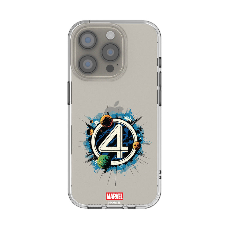 Marvel Fantastic Four Badge iPhone Clear Phone Case for Apple iPhone