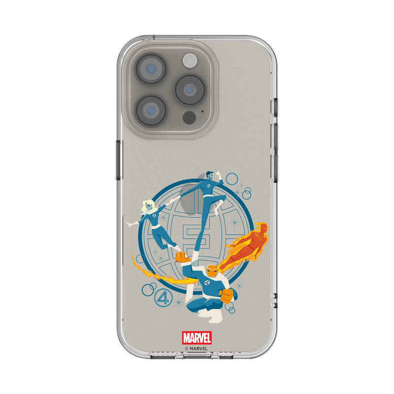 Marvel Fantastic Four Badge iPhone Clear Phone Case for Apple iPhone