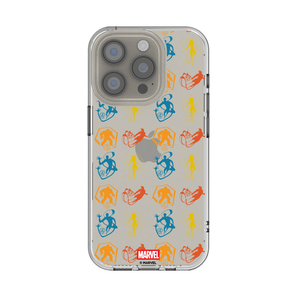 Marvel Fantastic Four Pattern 2 iPhone Clear Phone Case for Apple iPhone