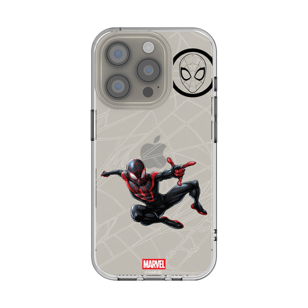 Marvel Miles Morales MechLine iPhone Clear Phone Case for Apple iPhone