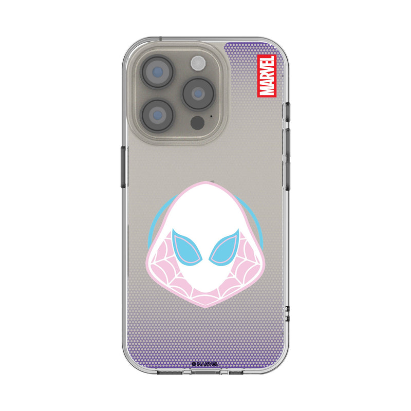 Marvel Spider-Gwen Grid iPhone Clear Phone Case for Apple iPhone