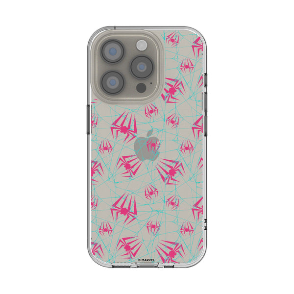 Marvel Spider-Gwen Pattern iPhone Clear Phone Case for Apple iPhone