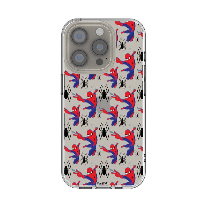 Marvel Spider-Man Pattern iPhone Clear Phone Case for Apple iPhone