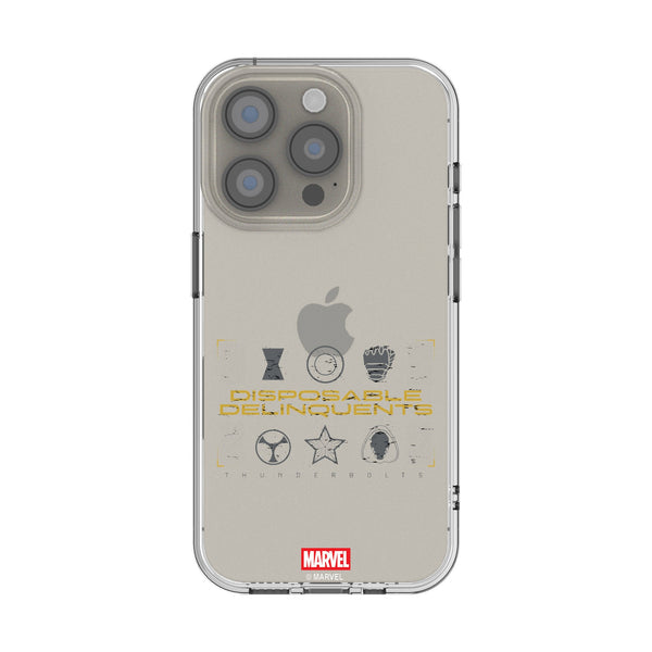 Marvel Thunderbolts Badge iPhone Clear Phone Case for Apple iPhone