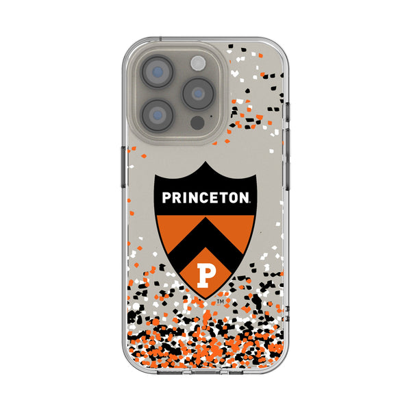 Princeton Tigers Confetti iPhone Clear Phone Case for Apple iPhone
