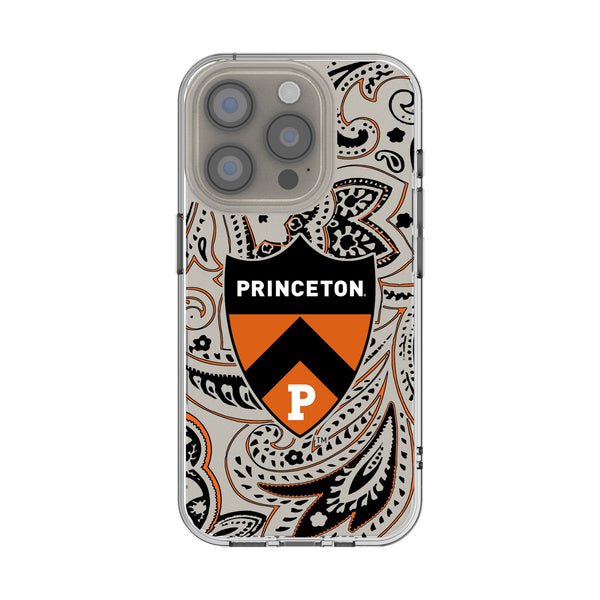 Princeton Tigers Paisley iPhone Clear Phone Case for Apple iPhone
