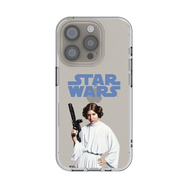 Star Wars Princess Leia Organa Color Block iPhone Clear Phone Case for Apple iPhone