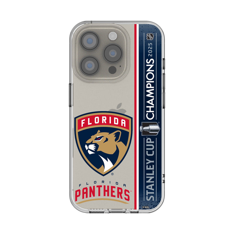 Florida Panthers 2025 Stanley Cup iPhone Clear Phone Case for Apple iPhone