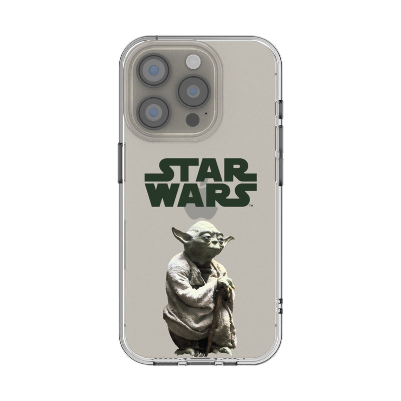 Star Wars Yoda Color Block iPhone Clear Phone Case for Apple iPhone