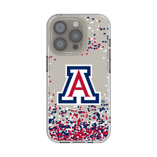 University of Arizona Wildcats Confetti iPhone Clear Phone Case for Apple iPhone