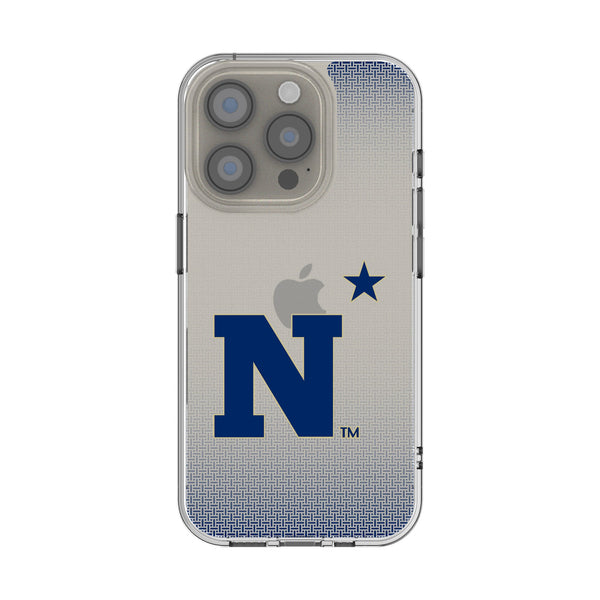 United State Naval Academy Midshipmen Linen iPhone Clear Phone Case for Apple iPhone