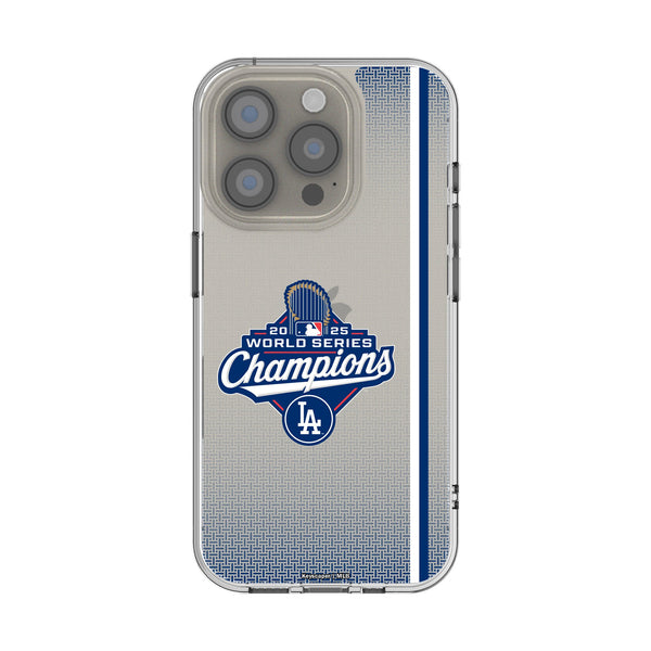 LA Dodgers 2025 MLB World Series iPhone Clear Phone Case for Apple iPhone