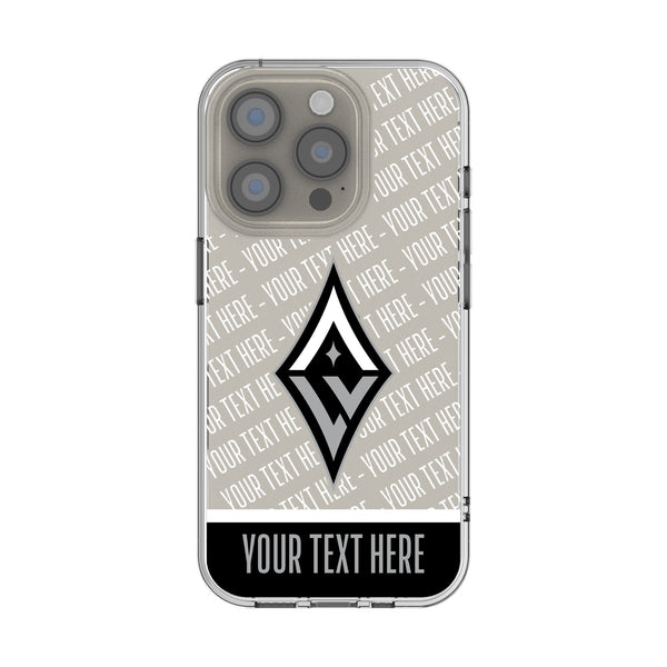 Las Vegas Aces Personalized EndZone Plus iPhone Clear Phone Case for Apple iPhone
