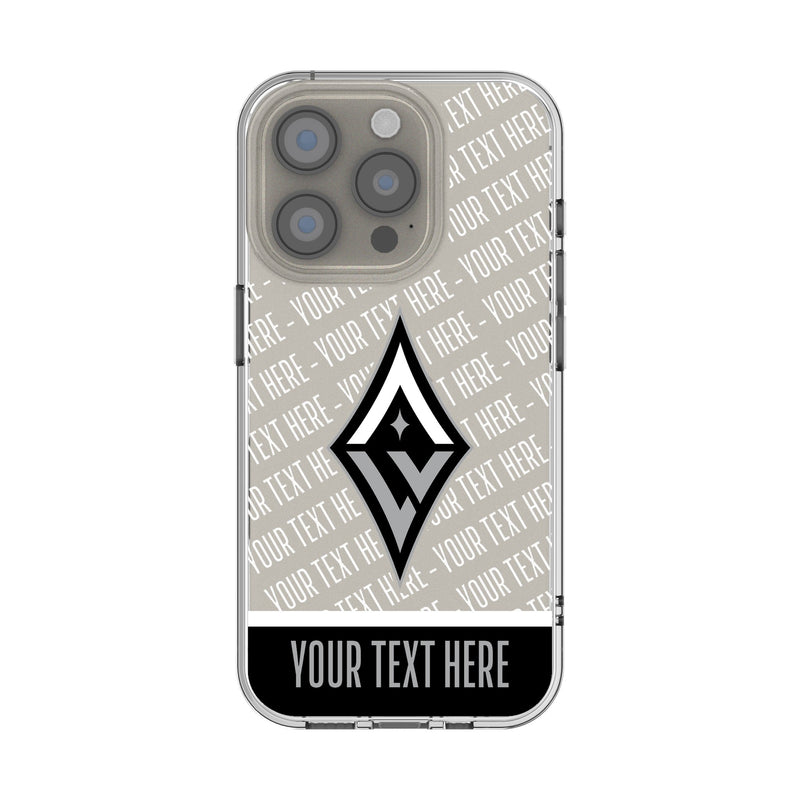 Las Vegas Aces Personalized EndZone Plus iPhone Clear Phone Case for Apple iPhone