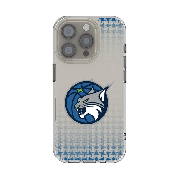 Minnesota Lynx Linen iPhone Clear Phone Case for Apple iPhone