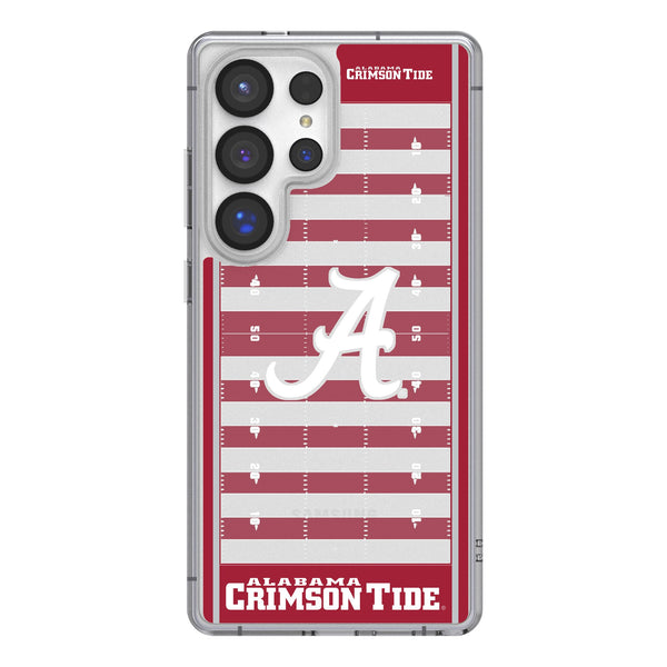 University of Alabama Crimson Tide Script A Field Galaxy Clear Phone Case for Samsung Galaxy