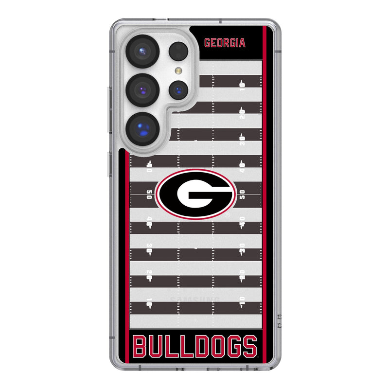 University of Georgia Bulldogs Field Galaxy Clear Phone Case for Samsung Galaxy